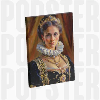 painting Portrait Royal Femme 2