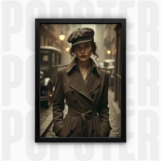 photo L'élégance d'une peaky lady