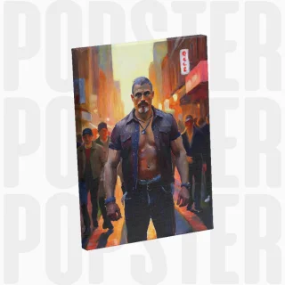 painting Roi des rues en furie