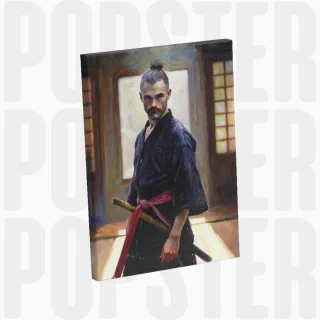 painting L'ombre du sabre rouge