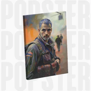 painting Mission héroïque : l'âme d'un soldat
