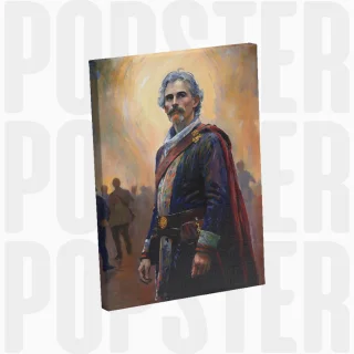 painting L'épopée d'un héros oublié