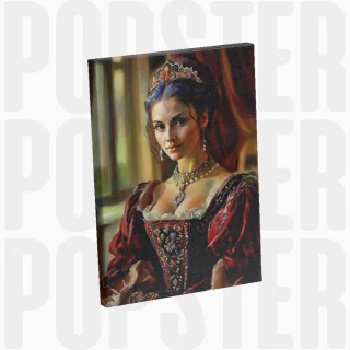 painting Portrait Royal Femme 1