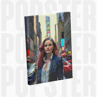 painting La louve de Wall Street